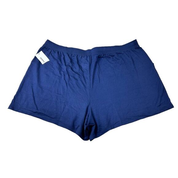Women's Sonoma Pajama Shorts Sz 3X Navy Blue Super Soft Lounge Sleepwear - Picture 6 of 7